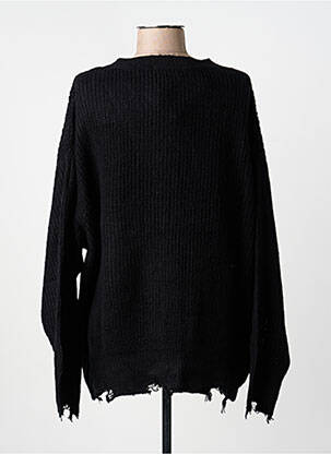 Pull col v manches longues noir 2W PARIS femme