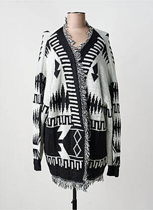 Gilet manches longues stretch noir 2W PARIS femme