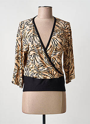 Top stretch beige ANTIGEL femme