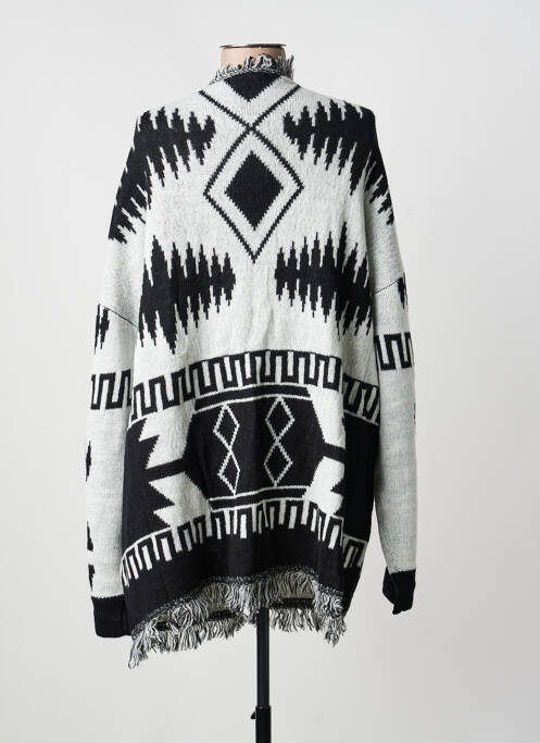 Gilet manches longues stretch noir 2W PARIS femme