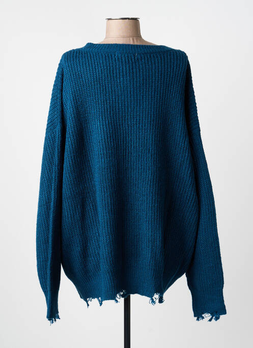 Pull col v manches longues vert 2W PARIS femme