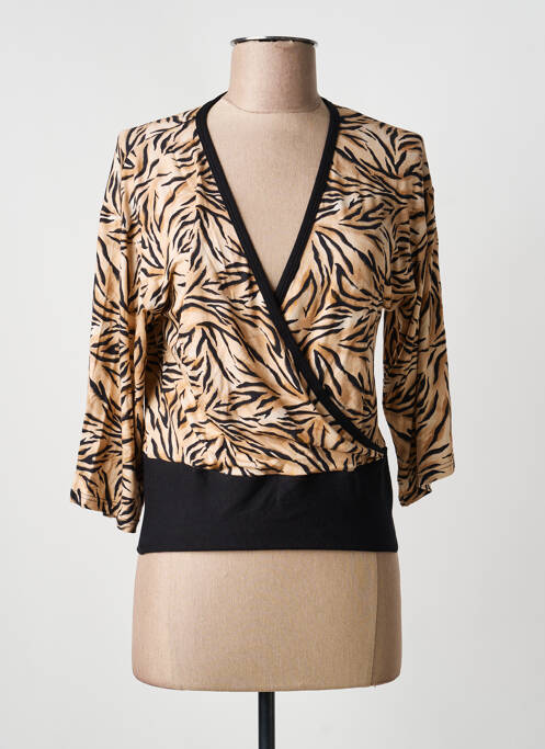 Top stretch beige ANTIGEL femme