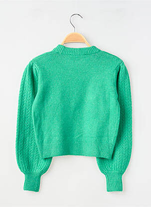 Pull resserrée sur le bas manches longues vert GARCIA fille