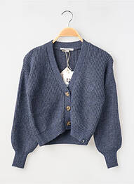 Gilet manches longues maille tricot gris GARCIA fille
