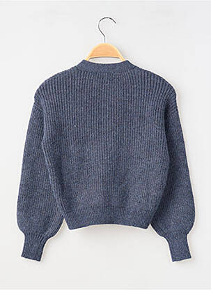 Gilet manches longues col v gris GARCIA fille