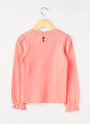 T-shirt coupe cintrée manches longues orange GARCIA fille