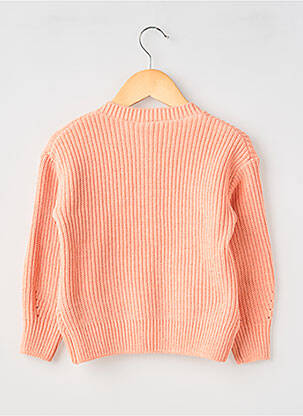 Gilet manches longues maille tricot orange GARCIA fille