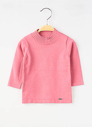 Pull stretch manches longues rose MAYORAL fille