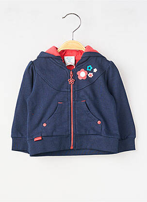 Veste casual col rond bleu BOBOLI fille