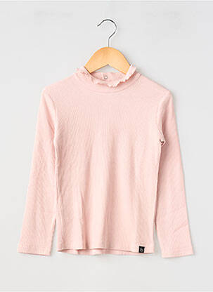 Sous-pull stretch manches longues rose BOBOLI fille