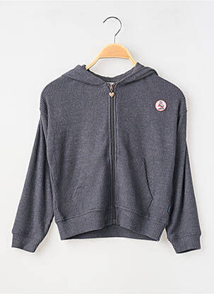 Veste casual col rond gris GARCIA fille