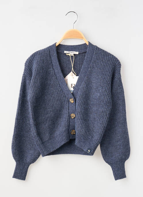 Gilet manches longues maille tricot gris GARCIA fille