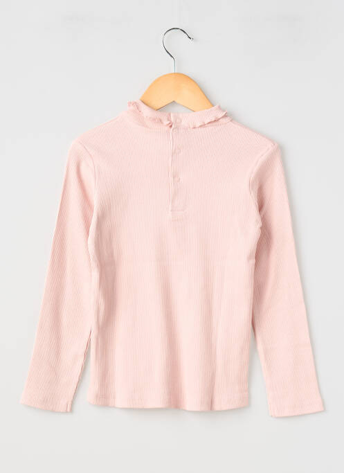 Sous-pull stretch manches longues rose BOBOLI fille
