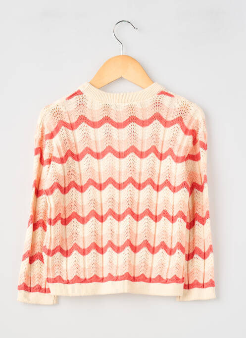 Pull resserrée sur le bas manches longues rose GARCIA fille
