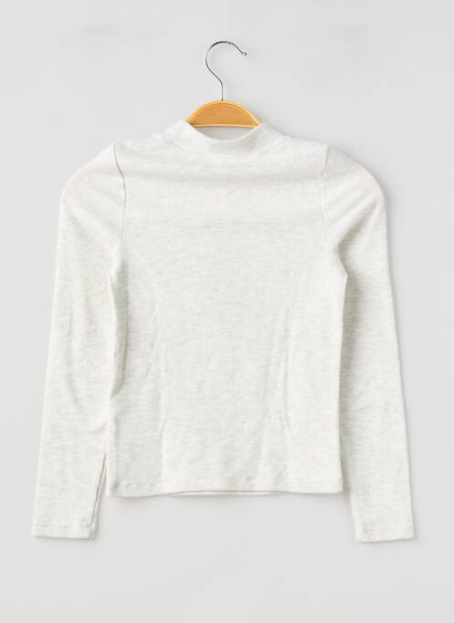 Sous-pull stretch manches longues gris GARCIA fille