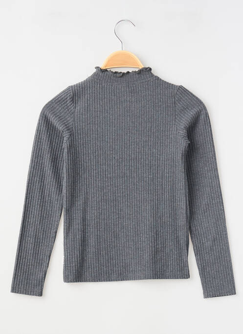 Sous-pull stretch manches longues gris GARCIA fille