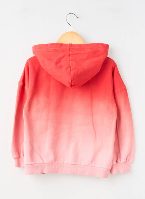 Sweat-shirt à capuche stretch manches longues rose GARCIA fille