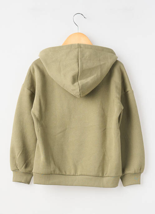 Sweat-shirt à capuche stretch manches longues vert GARCIA fille