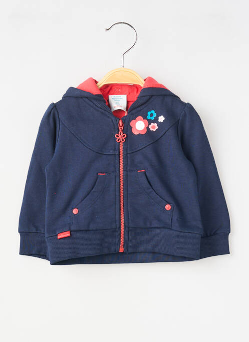 Veste casual coupe droite bleu BOBOLI fille