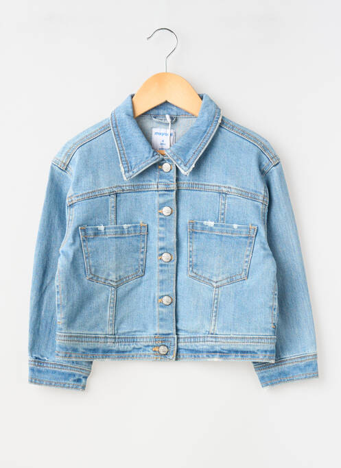 Veste casual fermeture boutonnée sur le devant bleu MAYORAL fille