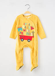 Pyjama fermeture pressionnée jaune BOBOLI garcon