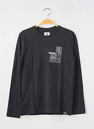 T-shirt manches longues manches longues noir GARCIA garçon
