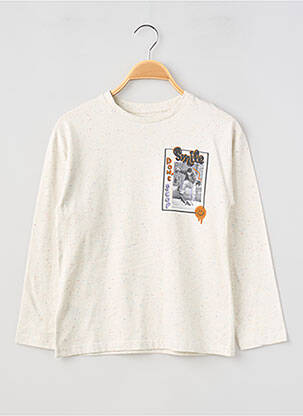 T-shirt manches longues manches longues beige MAYORAL garçon
