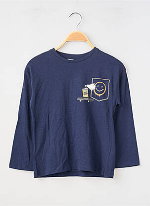 T-shirt manches longues manches longues bleu MAYORAL garçon