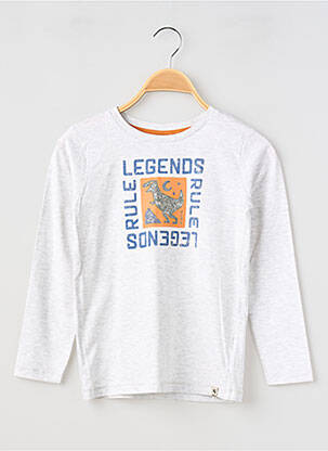 T-shirt manches longues manches longues gris MAYORAL garçon