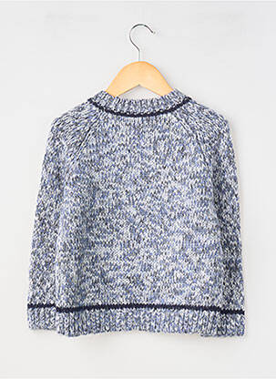 Pull coupe droite manches longues bleu MAYORAL garçon