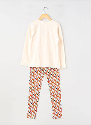 Ensemble pantalon type de haut t-shirt beige MAYORAL fille