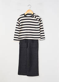 Ensemble pantalon manches longues noir MAYORAL fille