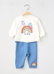 Ensemble pantalon resserrée sur le bas bleu BOBOLI fille