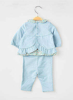 Ensemble pantalon broderie bleu MAYORAL fille