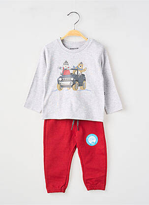 Ensemble pantalon taille élastique rouge MAYORAL garcon