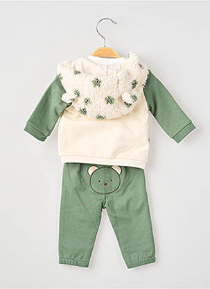 Ensemble pantalon taille élastique vert MAYORAL garçon