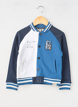 Blouson col v bleu GARCIA garcon