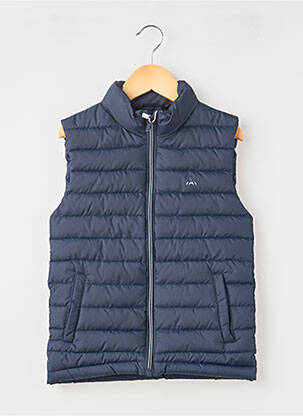 Doudoune tissage imperméable sans capuche bleu MAYORAL garcon