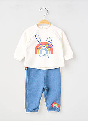 Ensemble pantalon broderie bleu BOBOLI fille