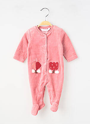 Pyjama fermeture pressionnée à l'entrejambe rose MAYORAL fille