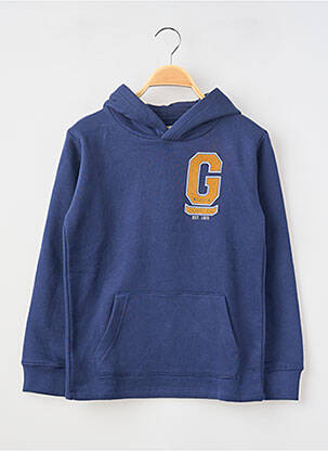 Sweat-shirt à capuche poches manches longues bleu GARCIA garcon