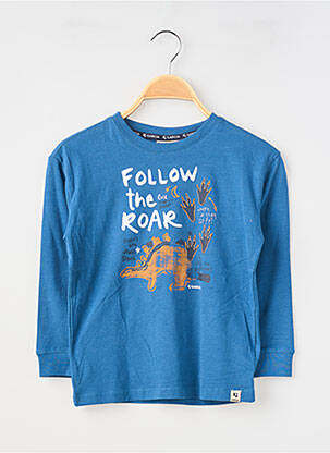 T-shirt manches longues manches longues bleu GARCIA garcon