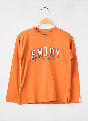 T-shirt manches longues manches longues orange MAYORAL garcon