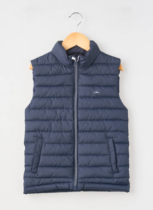 Doudoune tissage imperméable sans capuche bleu MAYORAL garcon