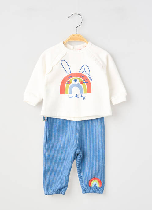 Ensemble pantalon broderie bleu BOBOLI fille