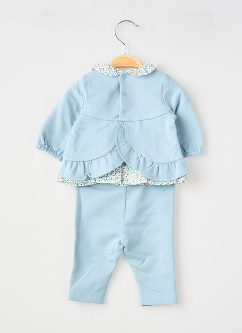 Ensemble pantalon broderie bleu MAYORAL fille