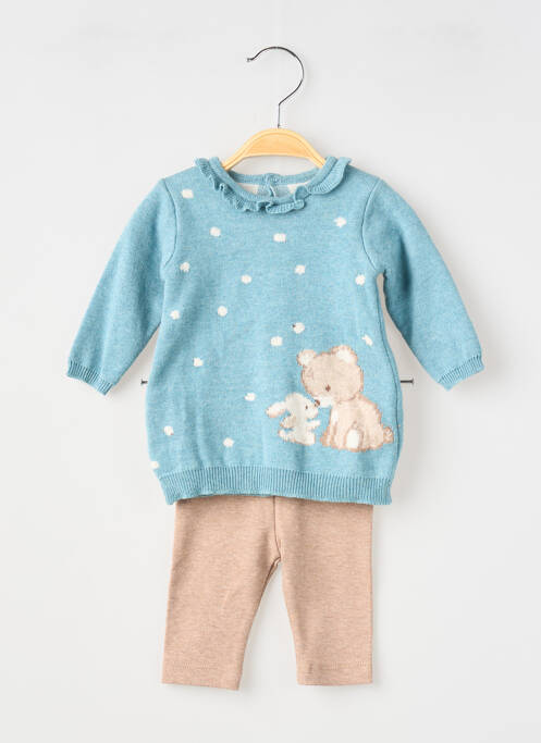 Ensemble pantalon manches longues bleu MAYORAL fille