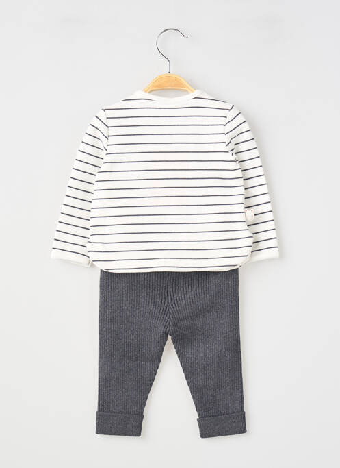 Ensemble pantalon manches longues gris BOBOLI fille