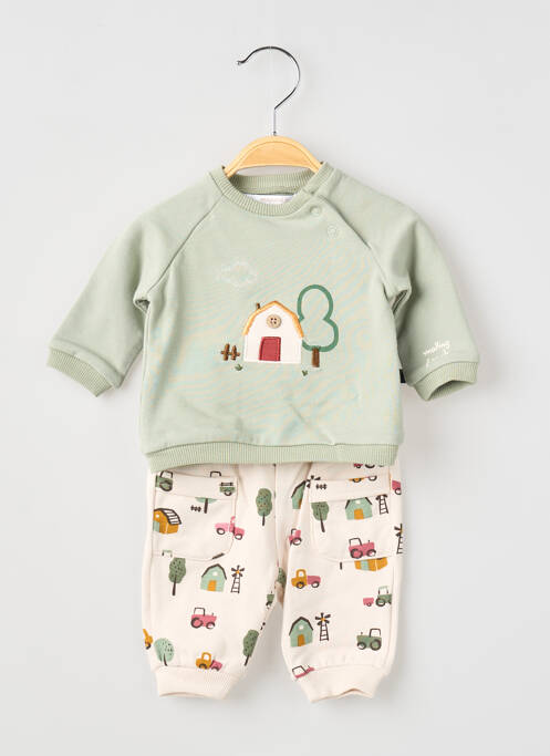 Ensemble pantalon type de haut t-shirt vert MAYORAL garcon