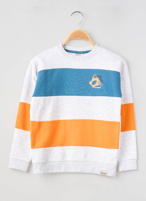 Sweat-shirt stretch manches longues gris GARCIA garcon
